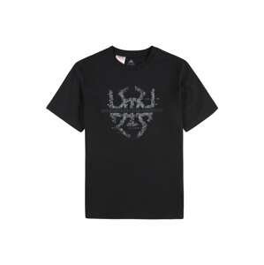ADIDAS PERFORMANCE Funkční tričko 'Donovan Mitchell D.O.N. Issue'  černá / šedá