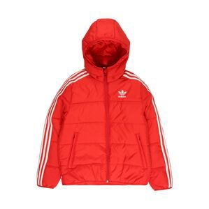 ADIDAS ORIGINALS Zimní bunda  červená / bílá