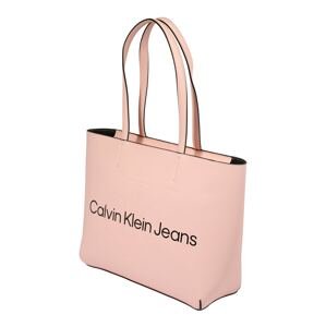 Calvin Klein Jeans Nákupní taška  růžová / černá