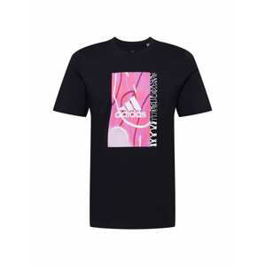 ADIDAS SPORTSWEAR Funkční tričko  pink / pitaya / černá / bílá