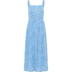 IZIA Letní šaty 'Gaya'  modrá / bílá