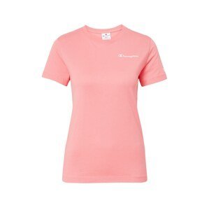 Champion Authentic Athletic Apparel Tričko  bílá / růžová