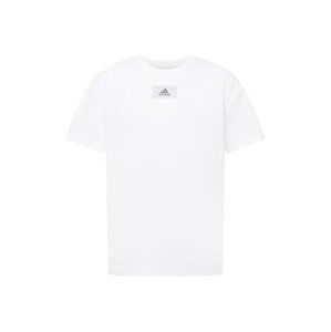 ADIDAS SPORTSWEAR Funkční tričko  šedá / bílá