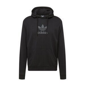 ADIDAS ORIGINALS Mikina  černá / šedá