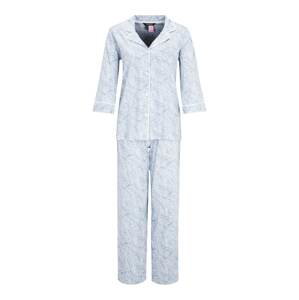 Lauren Ralph Lauren Pyžamo  kouřově modrá / světlemodrá / bílá