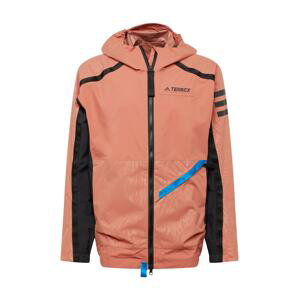 ADIDAS PERFORMANCE Outdoorová bunda 'Utilitas'  modrá / tmavě oranžová / černá