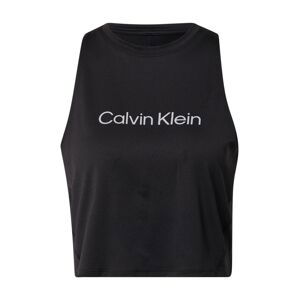 Calvin Klein Sport Sportovní top  černá / bílá