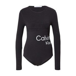 Calvin Klein Jeans Tričkové body  černá / bílá