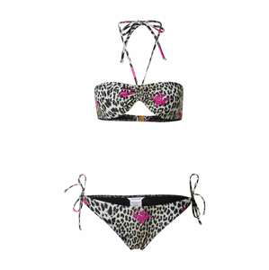 Zadig & Voltaire Bikiny  béžová / pink / černá