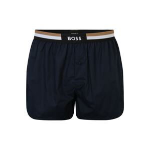 BOSS Black Boxerky  námořnická modř / bílá / hnědá