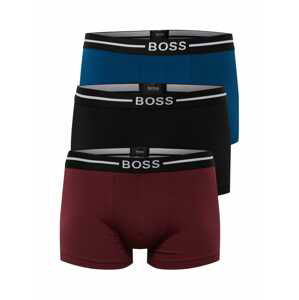 BOSS Black Boxerky  enciánová modrá / bordó / černá / offwhite