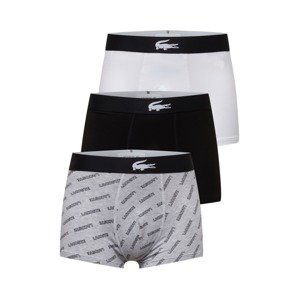 LACOSTE Boxerky  bílá / černá / šedá