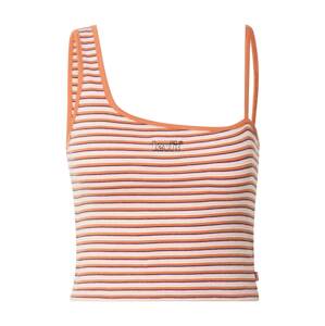 LEVI'S Top 'HOOP TANK REDS'  růžová / rezavě červená / černá / bílá