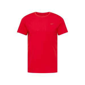 4F Funkční tričko  červená