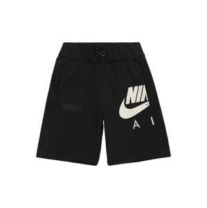 Nike Sportswear Kalhoty  černá / bílá