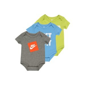 Nike Sportswear Dupačky/body  modrá / šedá / limetková / bílá