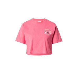 Tommy Jeans Tričko  námořnická modř / pink / červená / bílá