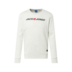 JACK & JONES Mikina  červená / černá / bílá