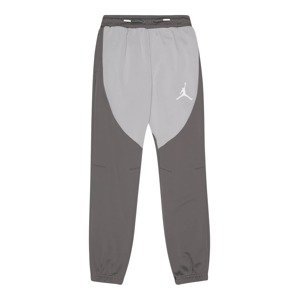 Jordan Sportovní kalhoty  šedá / tmavě šedá / svítivě zelená / bílá
