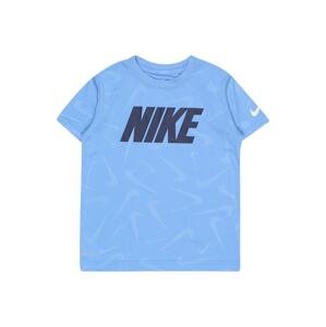 Nike Sportswear Tričko  světlemodrá / bílá / tmavě modrá