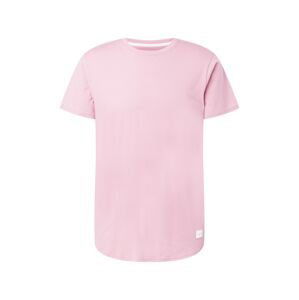 HOLLISTER Tričko  pink / bílá