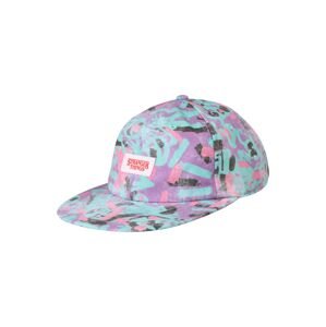 QUIKSILVER Kšiltovka 'LNORA'  aqua modrá / světle fialová / pink / černá