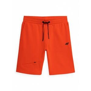 4F Sportovní kalhoty  oranžová / černá