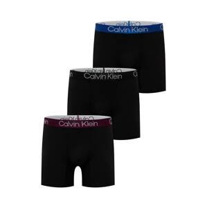 Calvin Klein Underwear Boxerky  černá / modrá / vínově červená / světle šedá