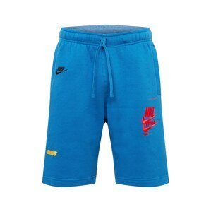 Nike Sportswear Kalhoty  královská modrá / černá / červená / žlutá