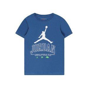Jordan Tričko 'NO LOOK'  bílá / svítivě zelená / modrá