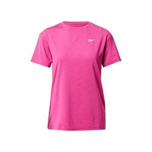 Reebok Sport Funkční tričko  tmavě růžová / bílá