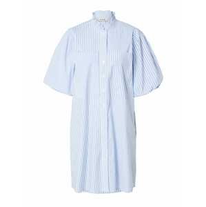 A-VIEW Košilové šaty 'Tiffany'  světlemodrá / bílá
