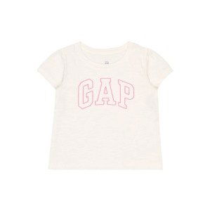 GAP Tričko  pink / bílá