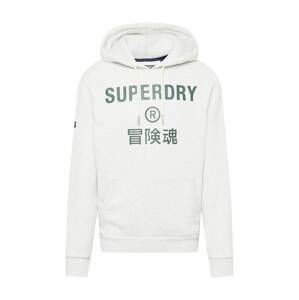 Superdry Mikina  šedý melír / jedle