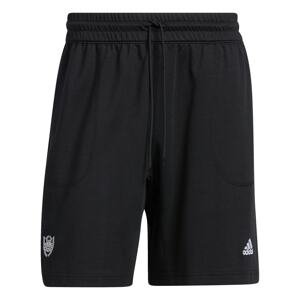 ADIDAS SPORTSWEAR Sportovní kalhoty 'Donovan Mitchell'  černá / bílá