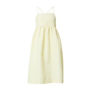 Crās Letní šaty 'Sadie'  světle žlutá / bílá