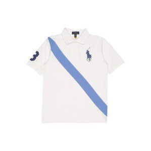 Polo Ralph Lauren Tričko  bílá / královská modrá / chladná modrá
