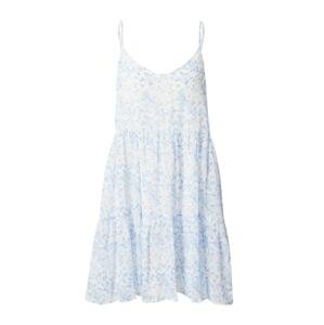 ZABAIONE Letní šaty 'Ashanti'  světlemodrá / bílá