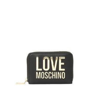 Love Moschino Peněženka  černá / zlatá