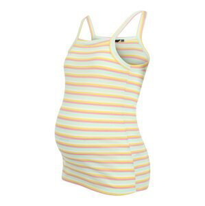 Vero Moda Maternity Top 'TICA'  mátová / bílá / žlutá / světle růžová