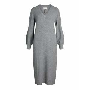 OBJECT Úpletové šaty 'Malena'  šedý melír