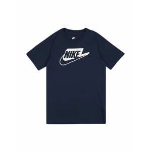 Nike Sportswear Tričko  bílá / námořnická modř