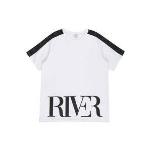River Island Tričko  bílá / černá