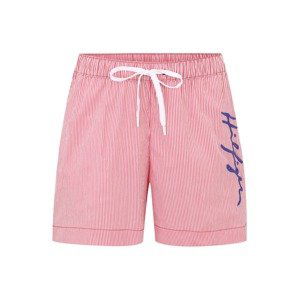 Tommy Hilfiger Underwear Plavecké šortky  světle červená / bílá / námořnická modř