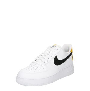 Nike Sportswear Tenisky 'AIR FORCE 1'  bílá / černá / zlatě žlutá