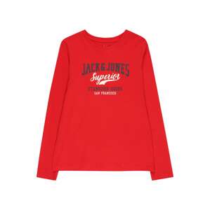 Jack & Jones Junior Tričko  modrá / červená / bílá