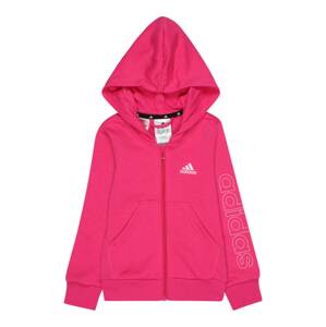 ADIDAS SPORTSWEAR Sportovní mikina  magenta / bílá