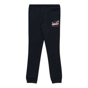 Jack & Jones Junior Kalhoty  marine modrá / bílá