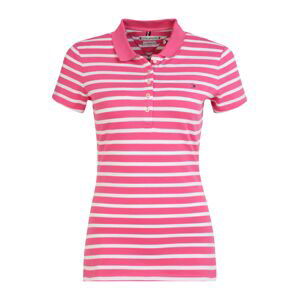 TOMMY HILFIGER Tričko  pink / bílá