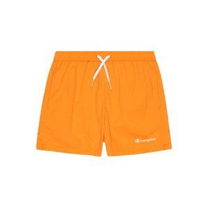 Champion Authentic Athletic Apparel Plavecké šortky  mandarinkoná / bílá